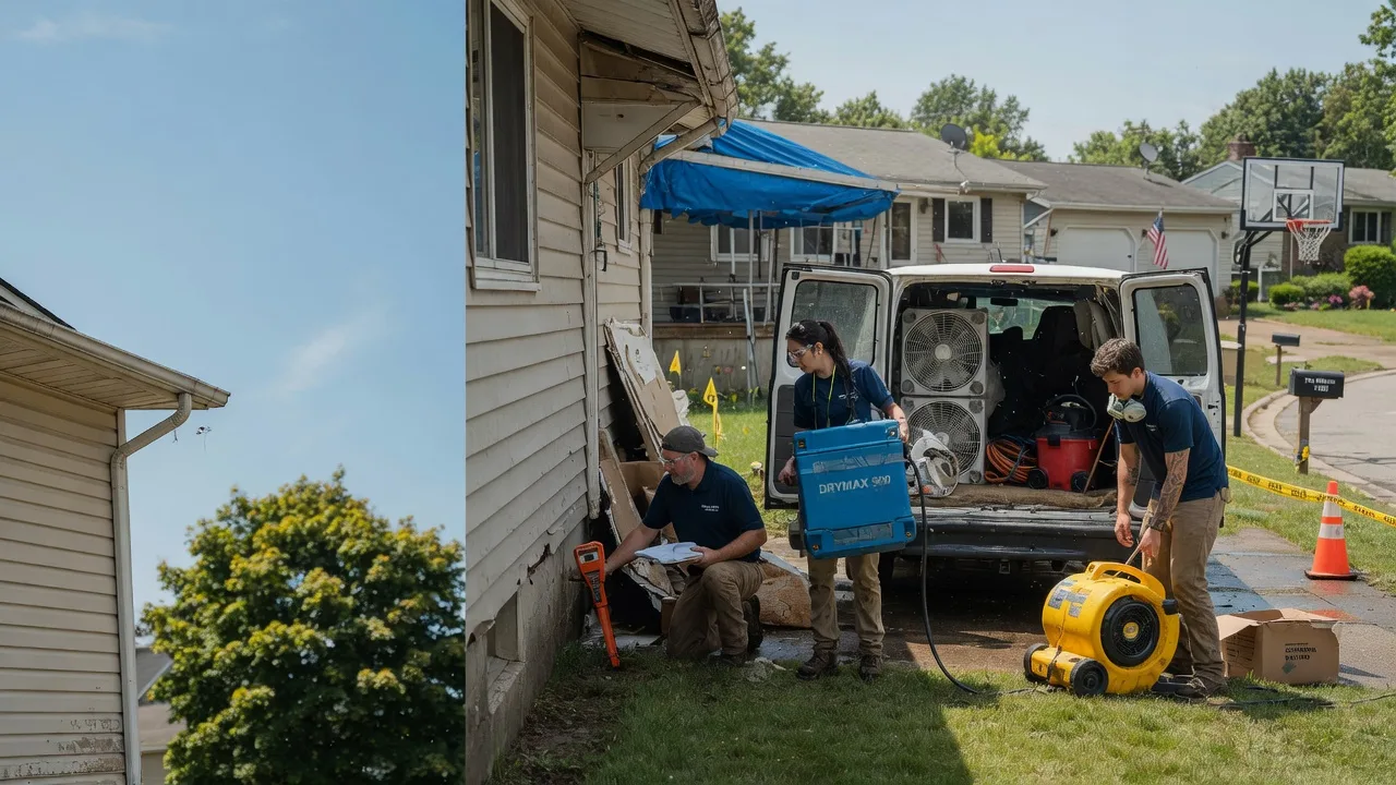 Ceiling Leak Cleanup in Mason City, IA near me