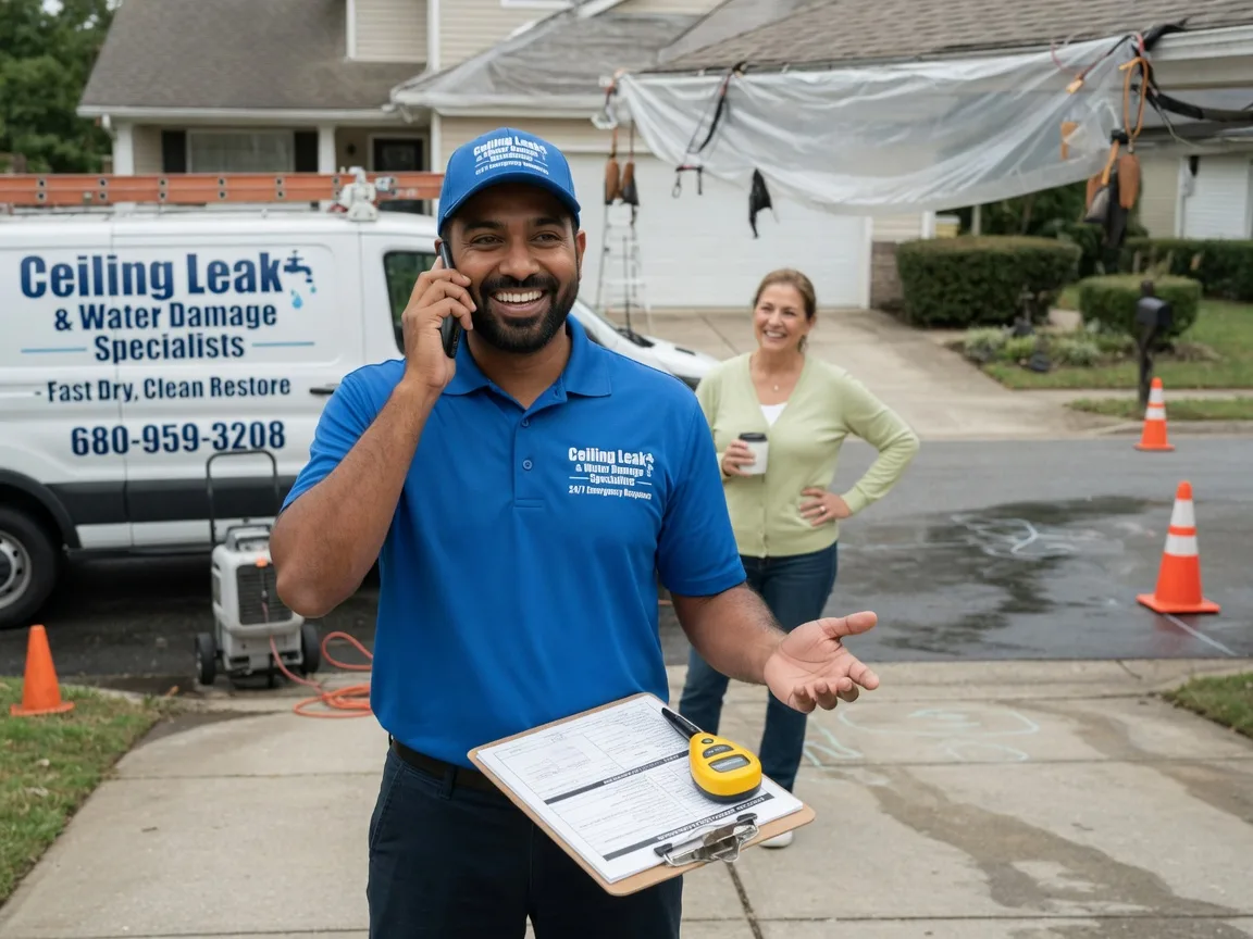 Ceiling Leak Cleanup Mason City, IA FAQs